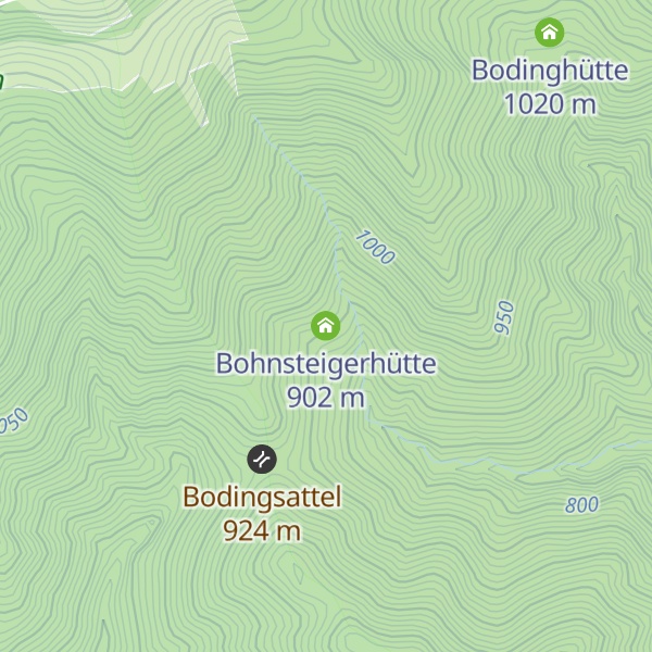 Map of Bohnsteigerhütte