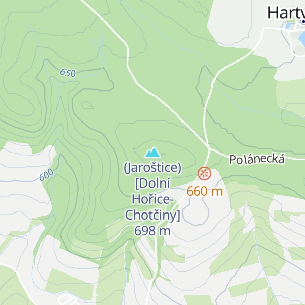 Map of (Jaroštice) [Dolní Hořice-Chotčiny]