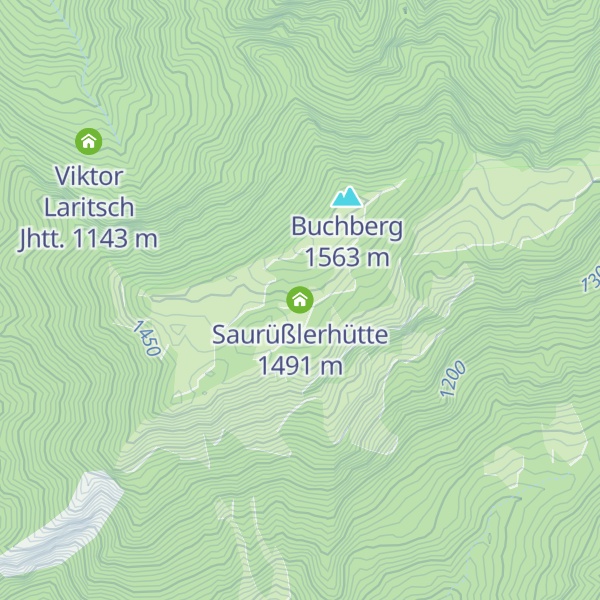 Map of Saurüßlerhütte