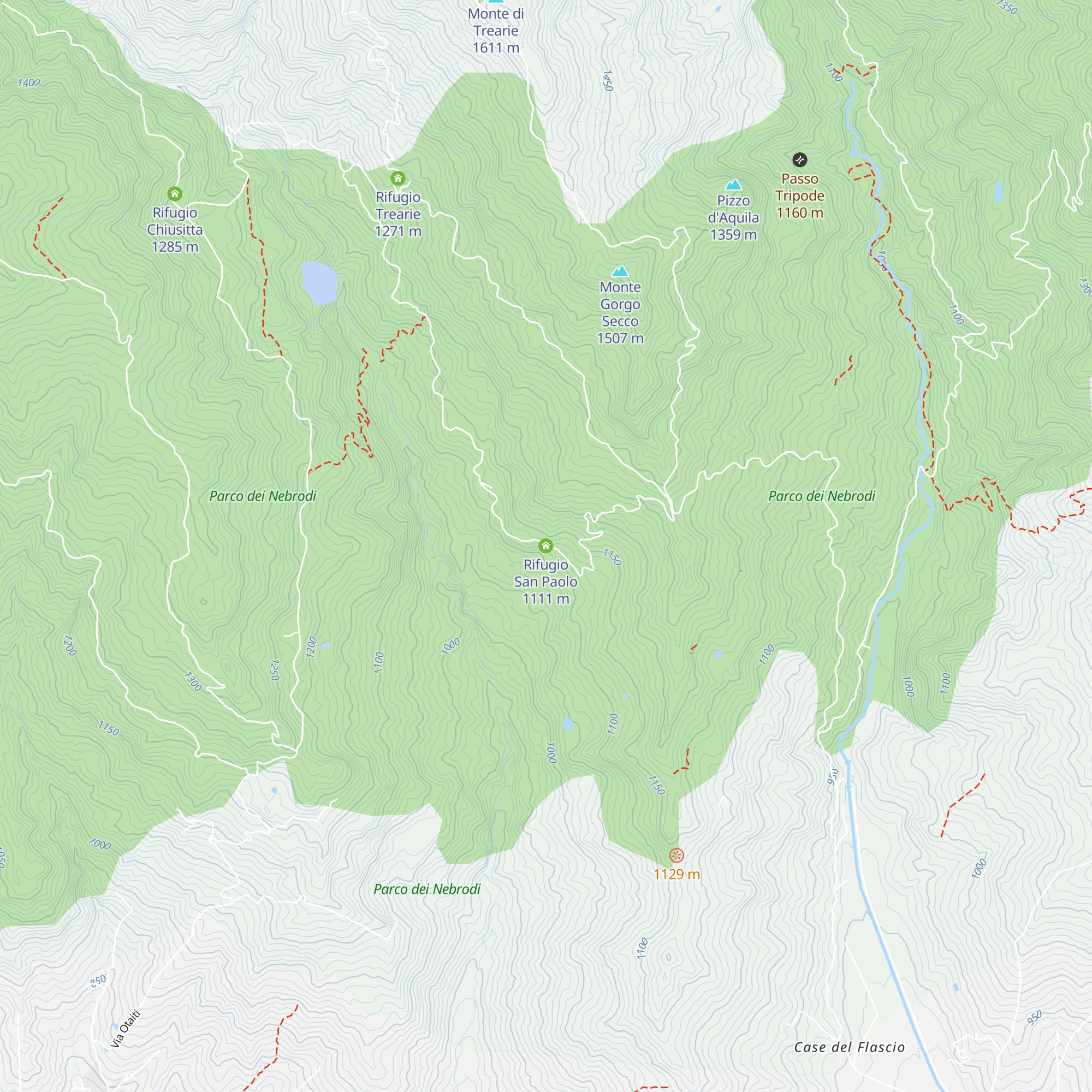 Rifugio San Paolo map