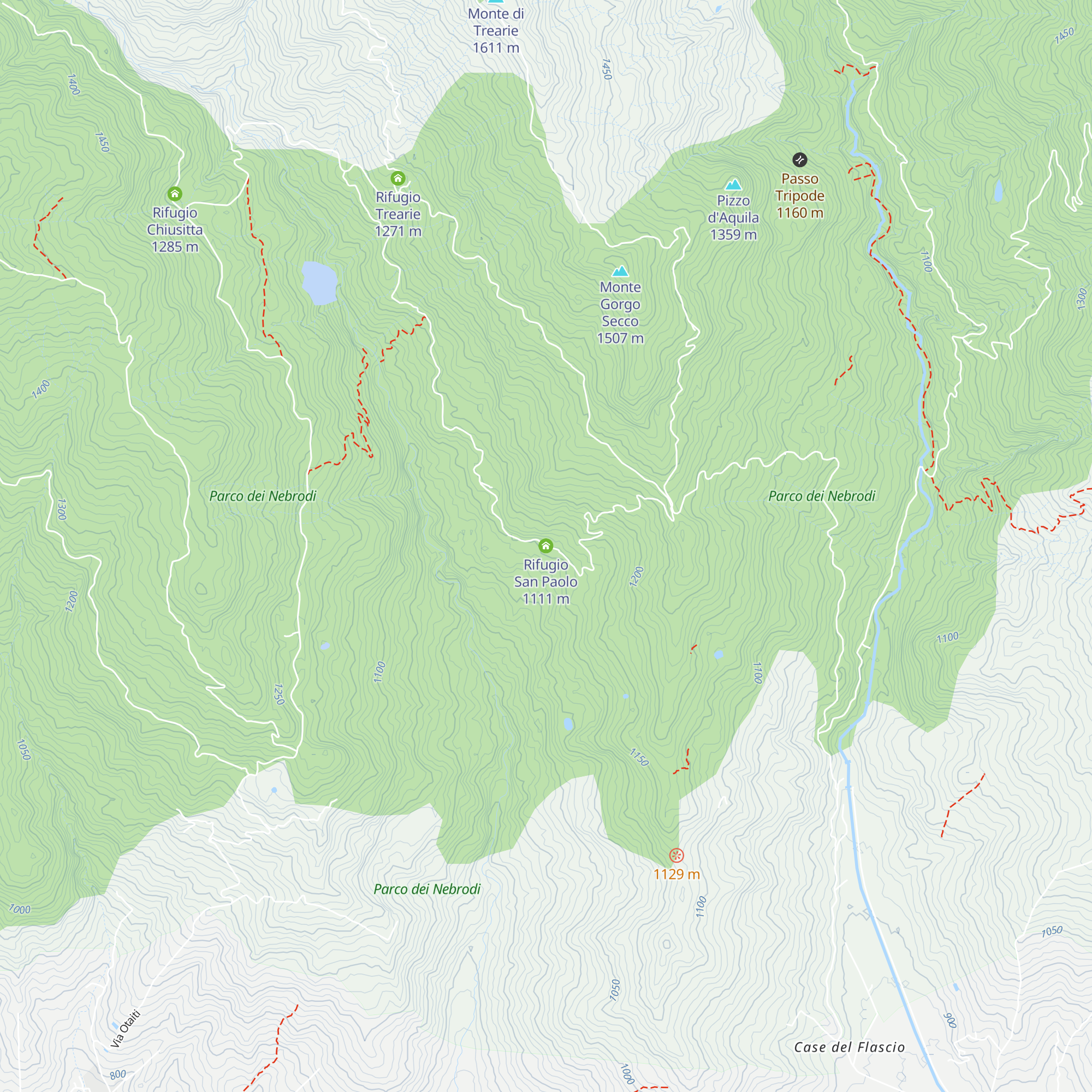 Rifugio San Paolo map