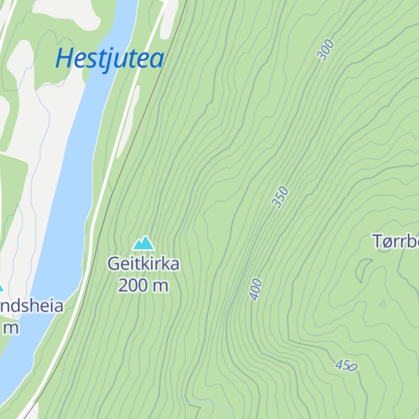 Map of Glasshaugen