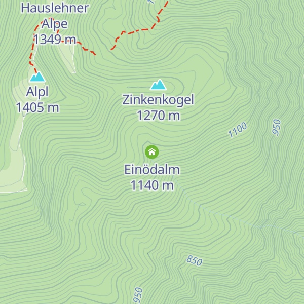 Map of Einödalm