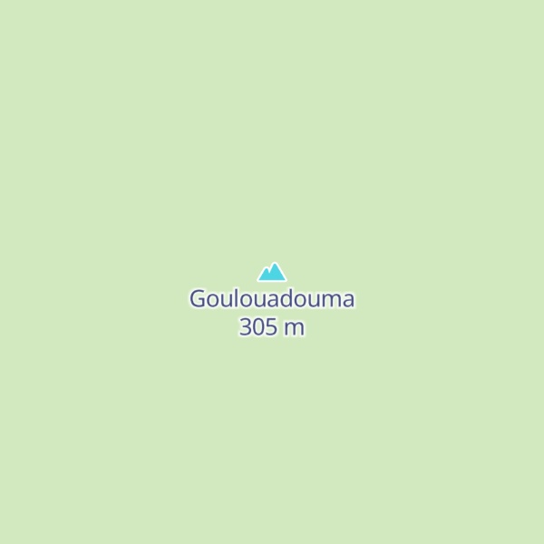 Map of Goulouadouma