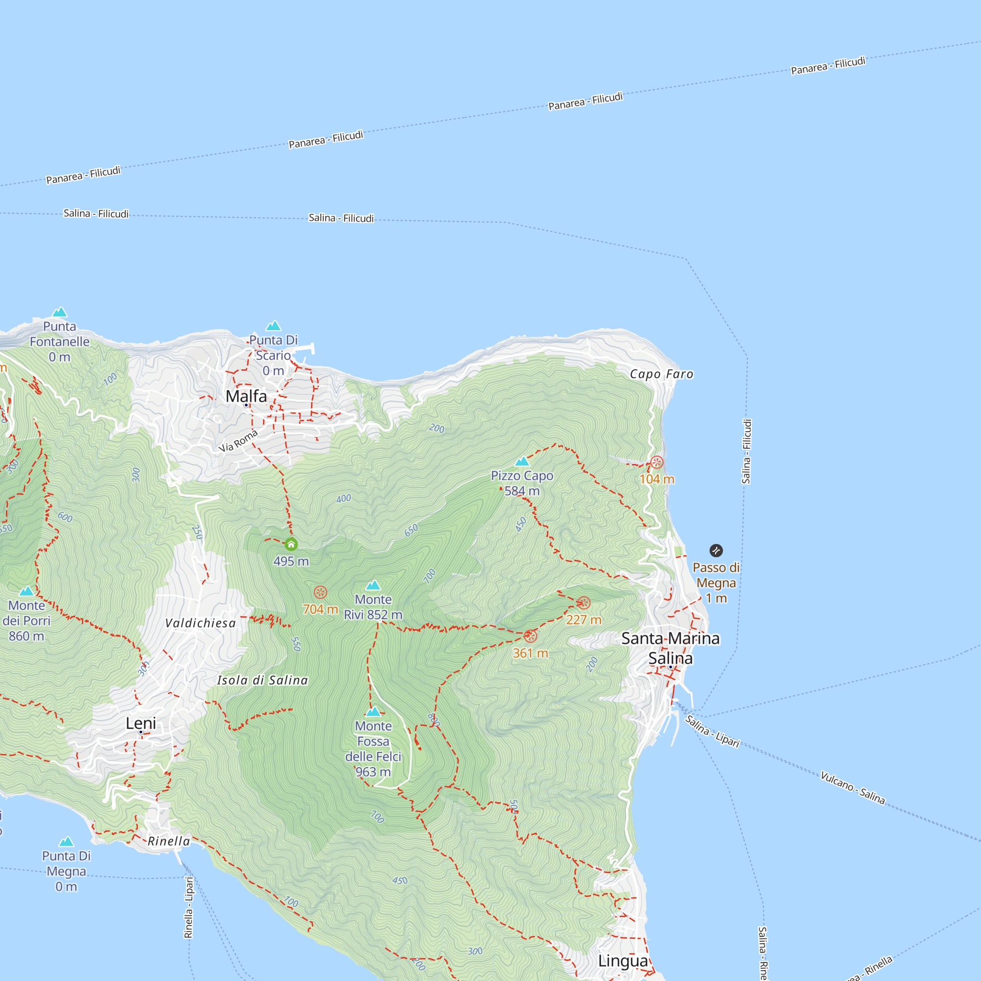 Rifugio Serro Capo map