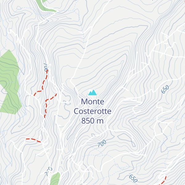 Map of Monte Costerotte