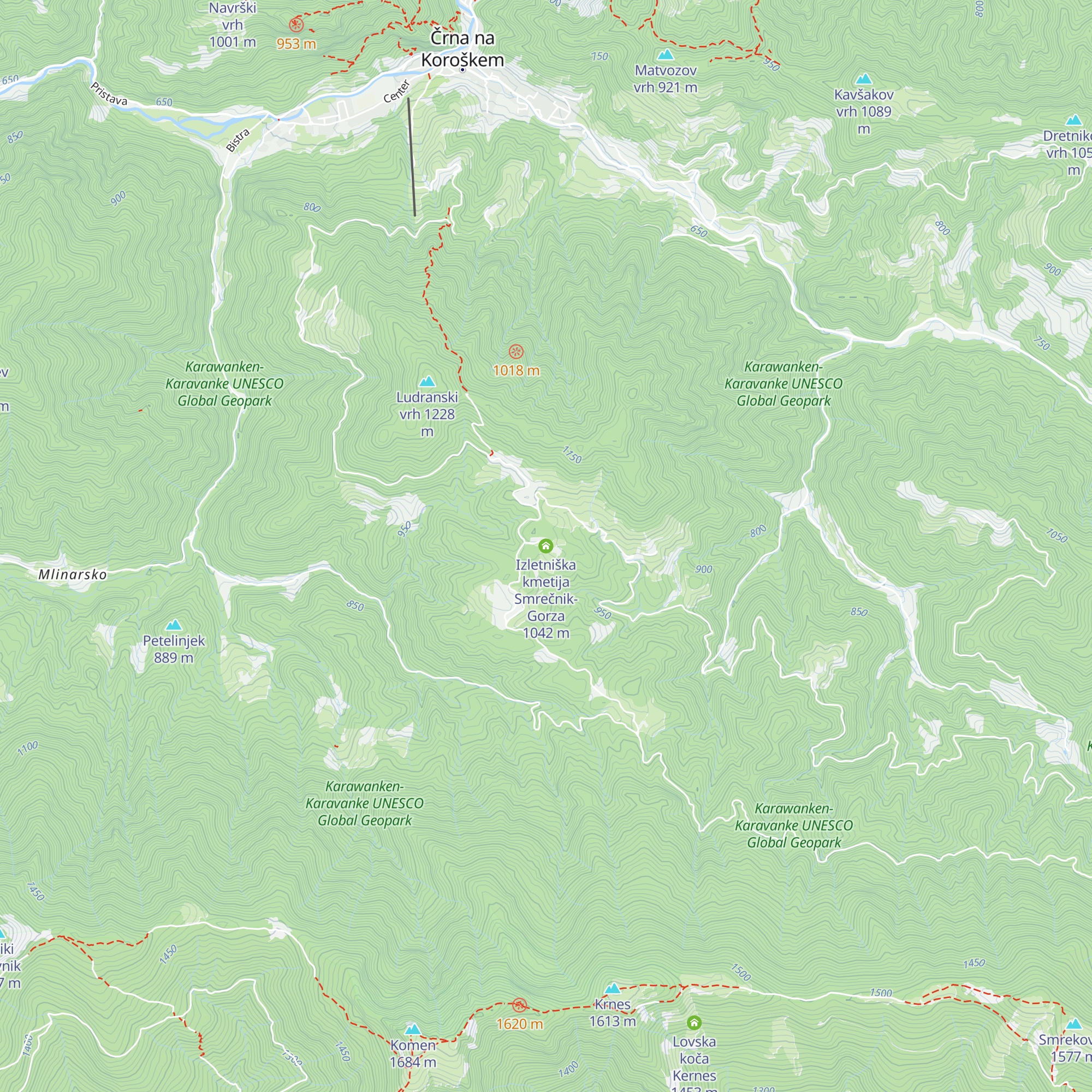 Izletniška kmetija Smrečnik-Gorza map