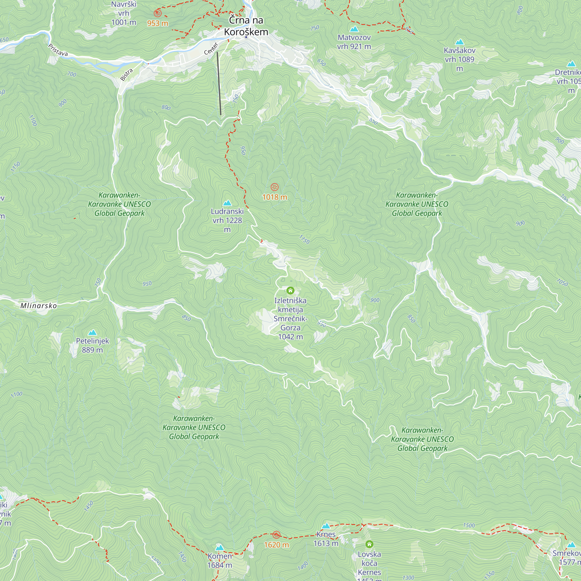 Izletniška kmetija Smrečnik-Gorza map