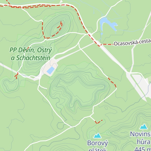 Map of Strážce stolové hory