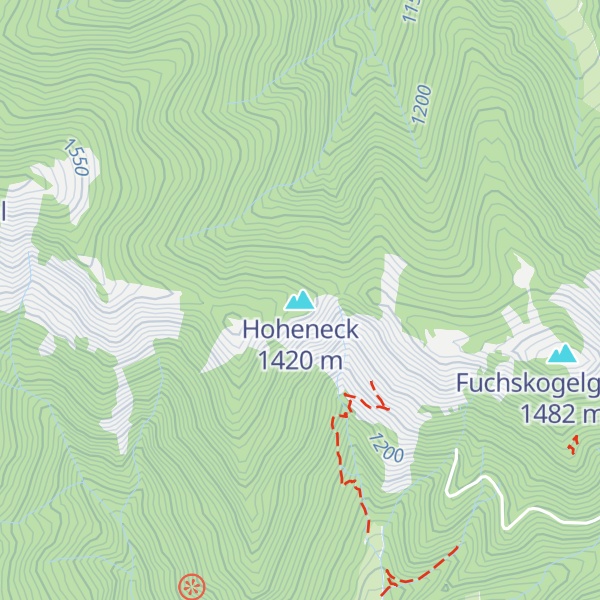 Map of Hoheneck