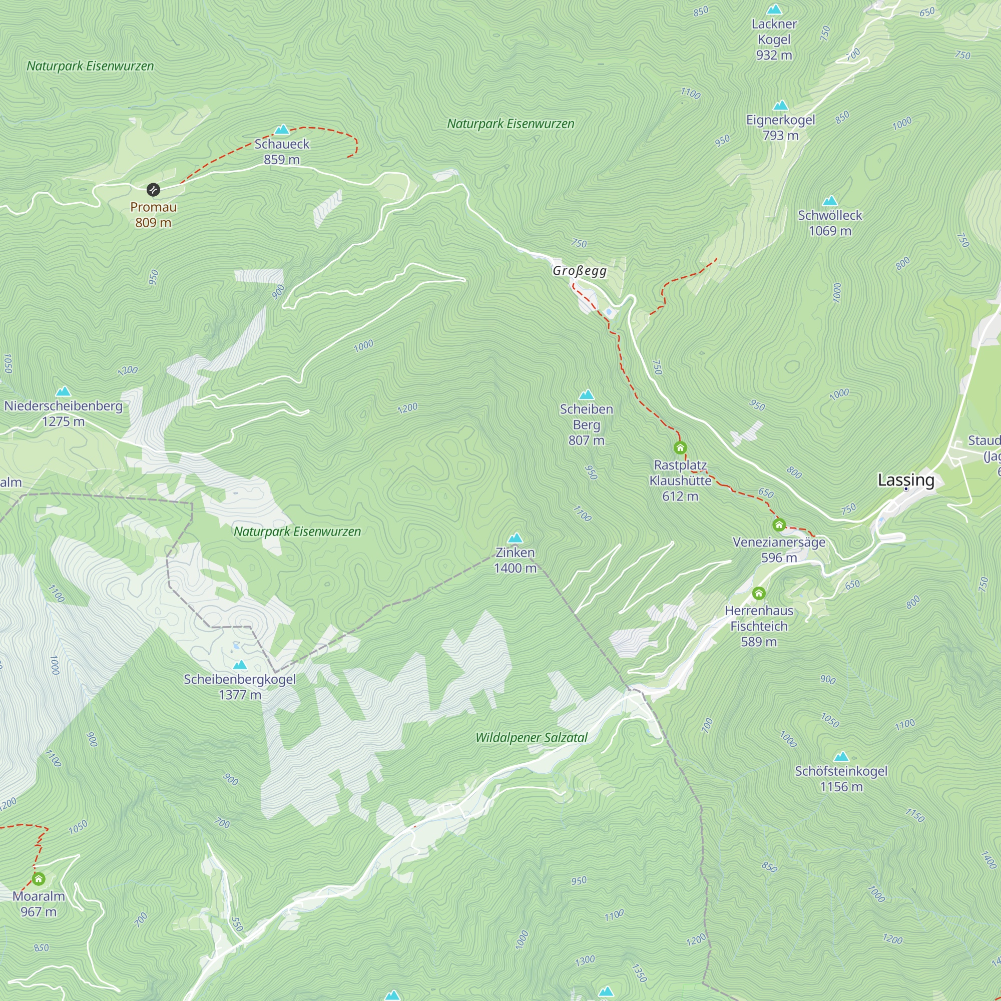 Staudingerhütte (Jagdhütte) map