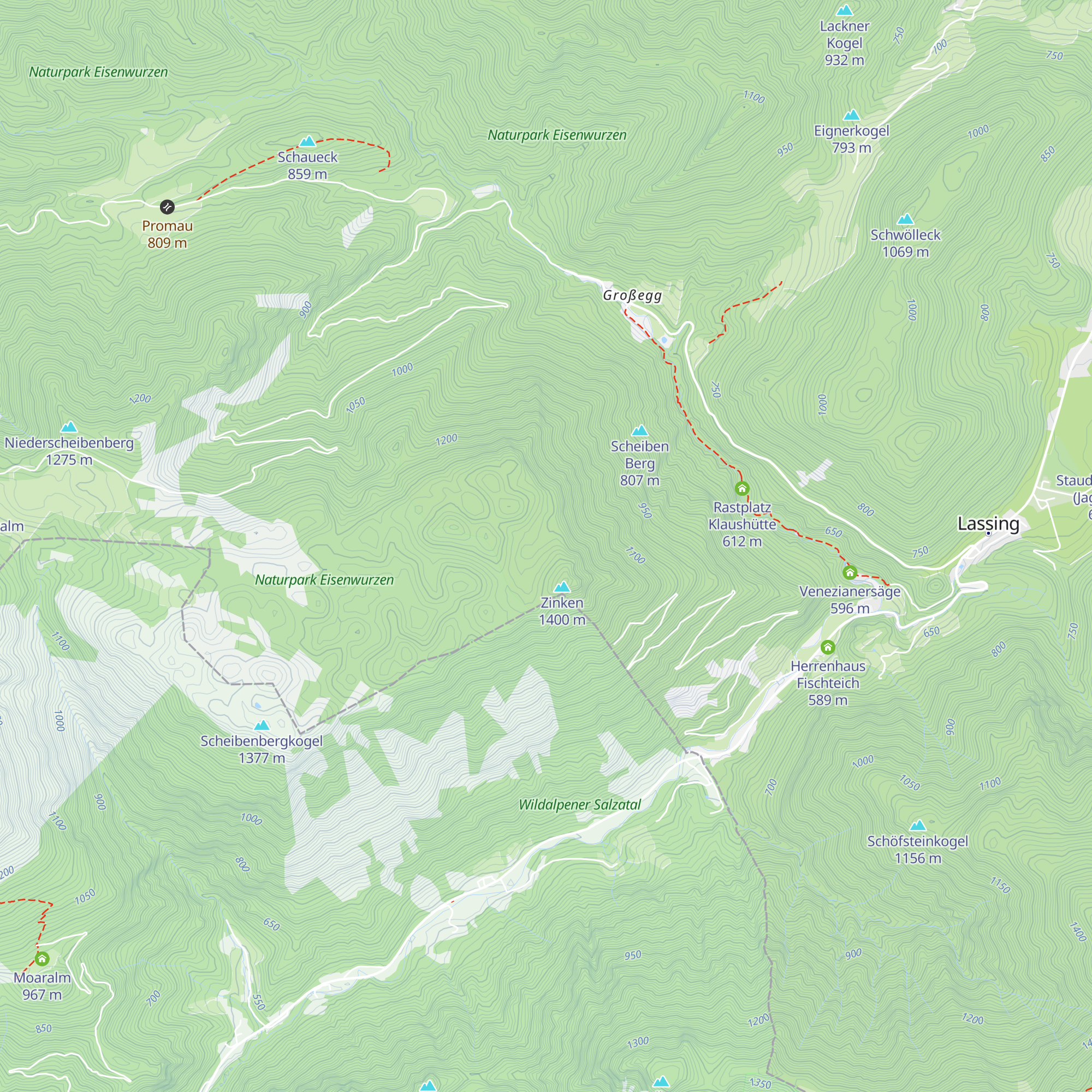 Staudingerhütte (Jagdhütte) map