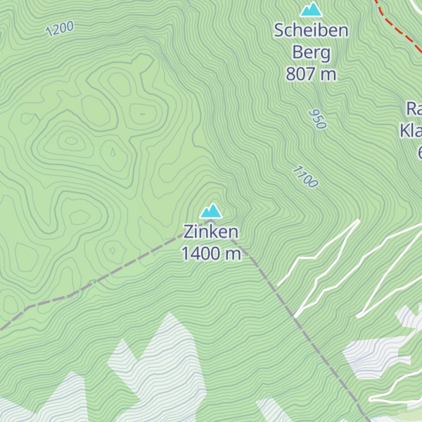 Map of Zinken