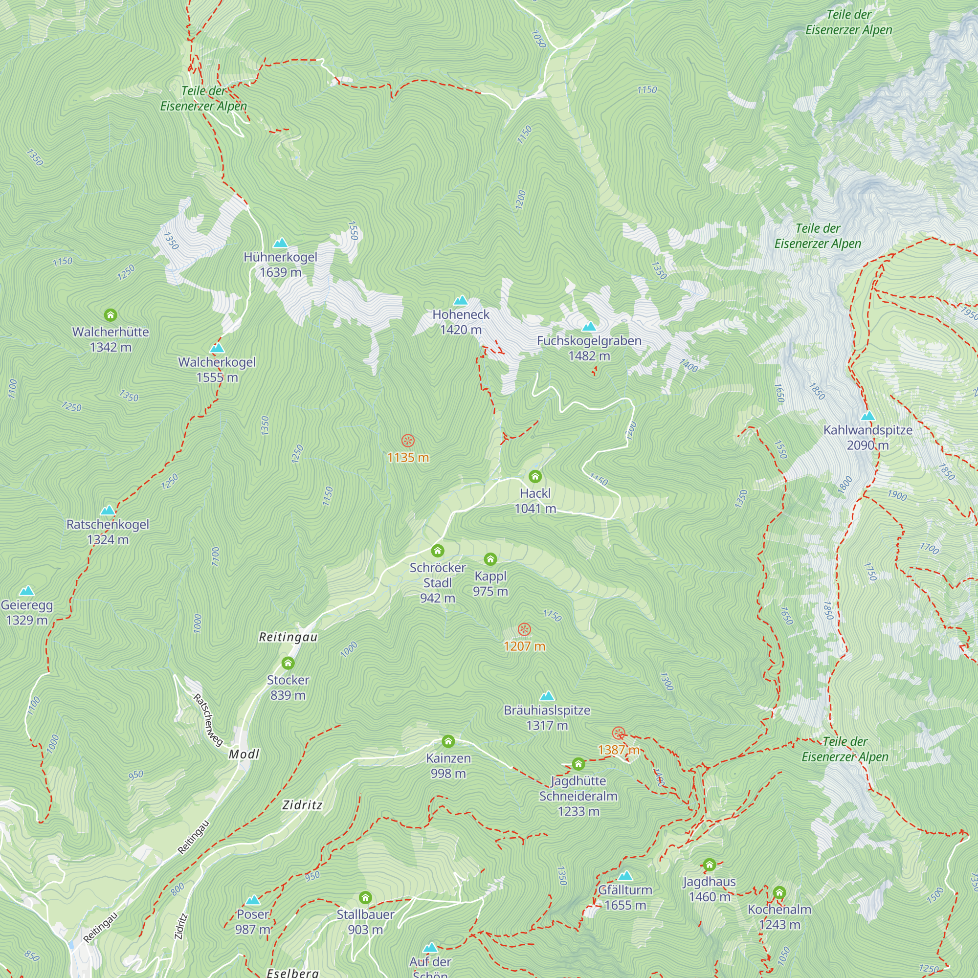 Kapaun map