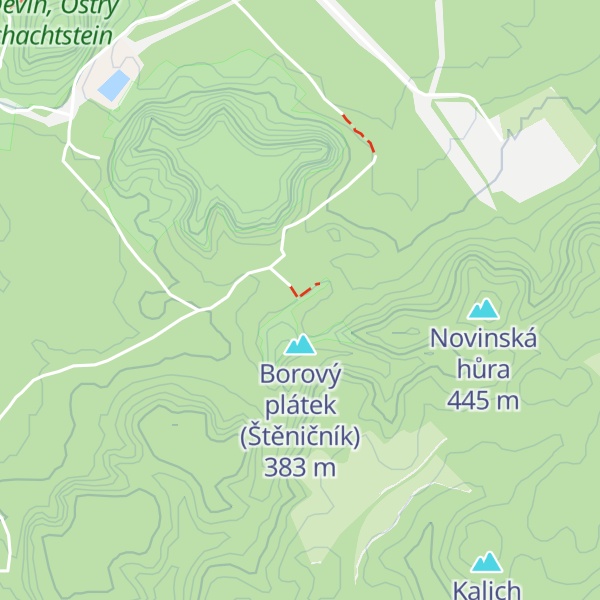 Map of Švarcvaldská brána