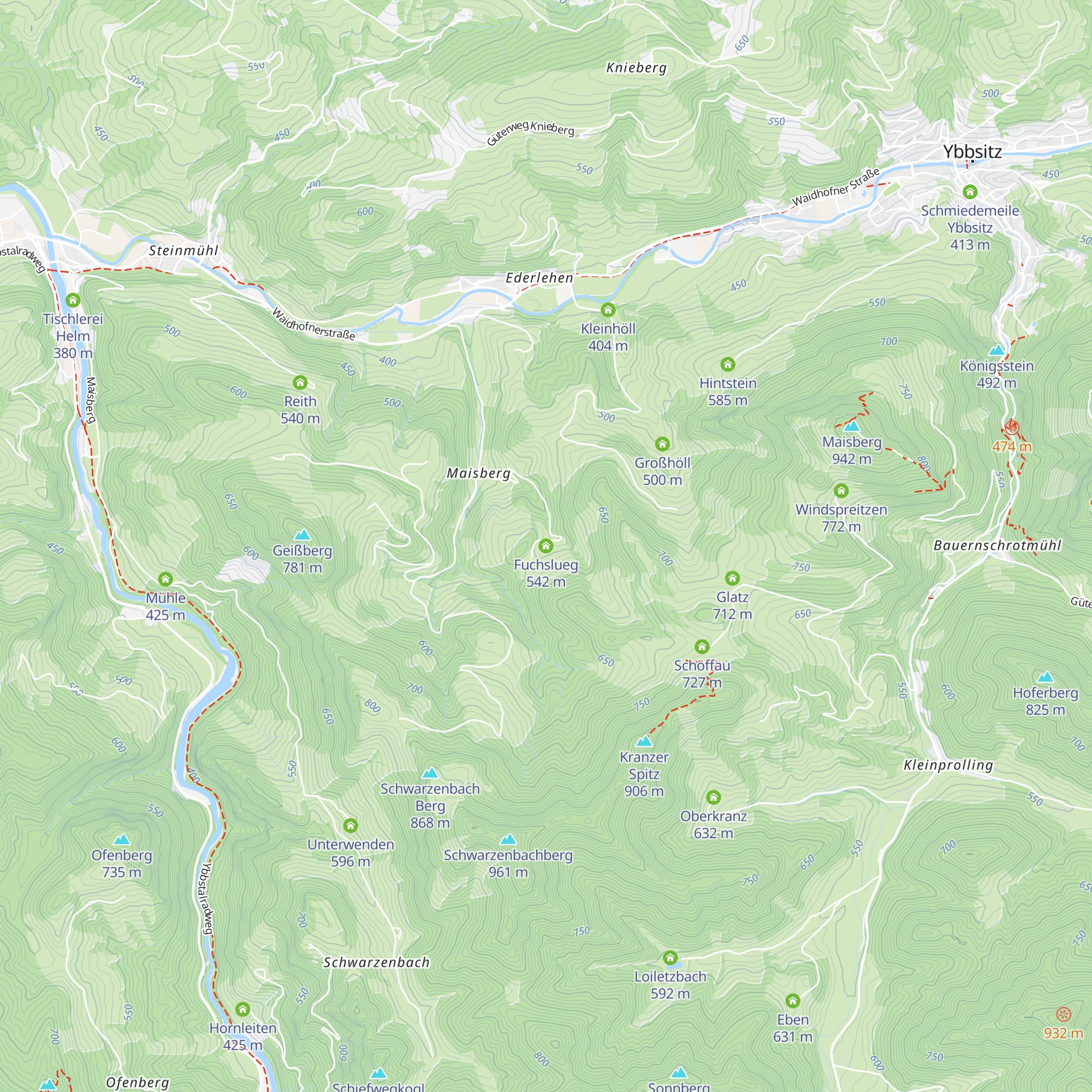 Fuchslueg map