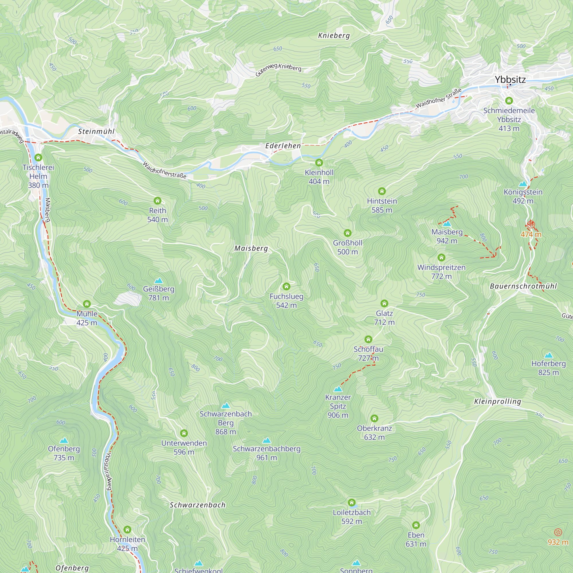 Fuchslueg map