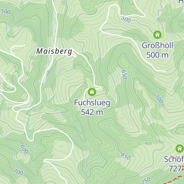 Map of Fuchslueg