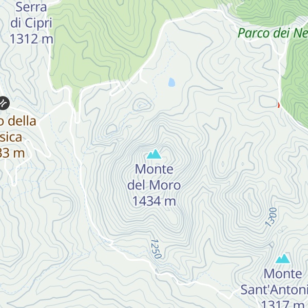 Map of Monte del Moro