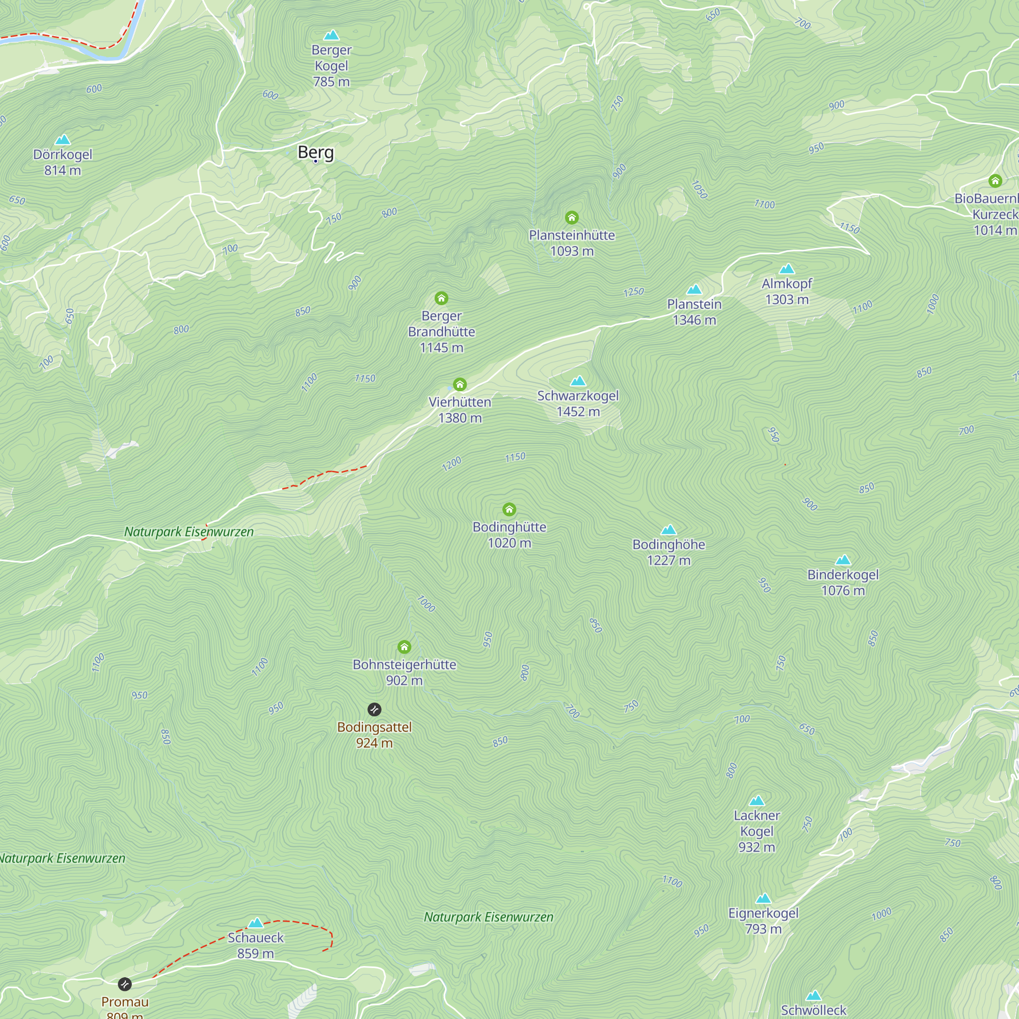 Bodinghütte map