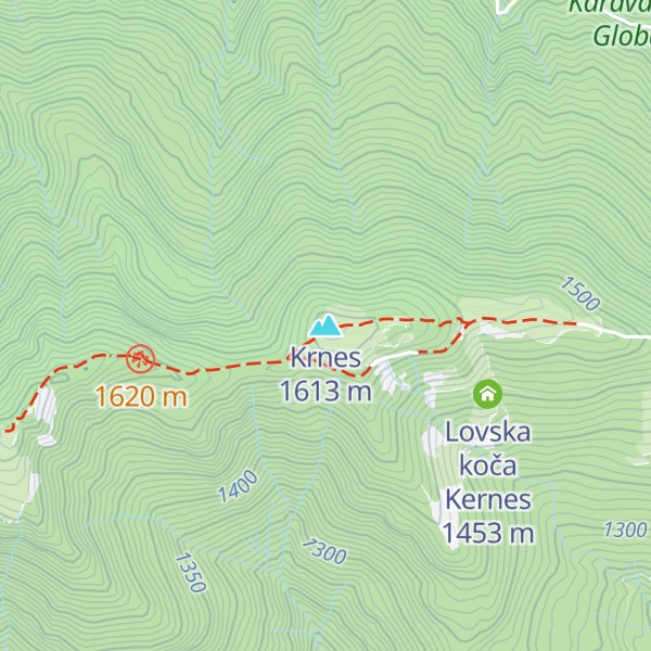 Map of Krnes