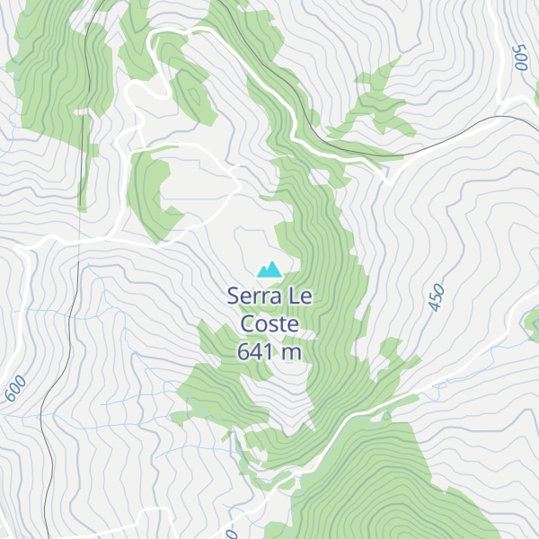Map of Serra Le Coste