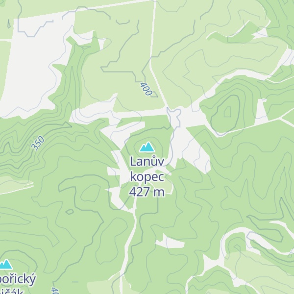 Map of Lanův kopec