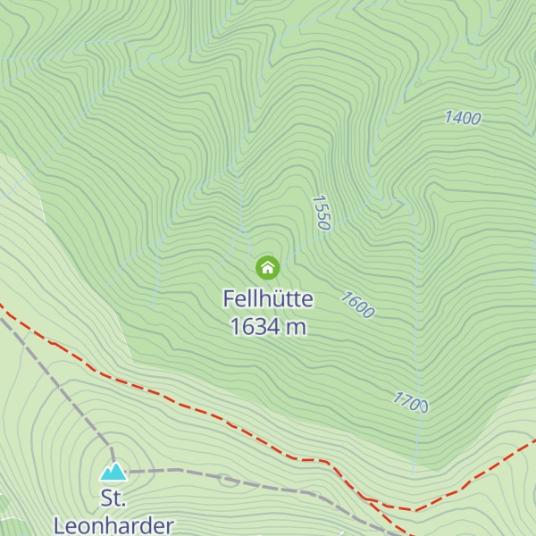 Map of Fellhütte