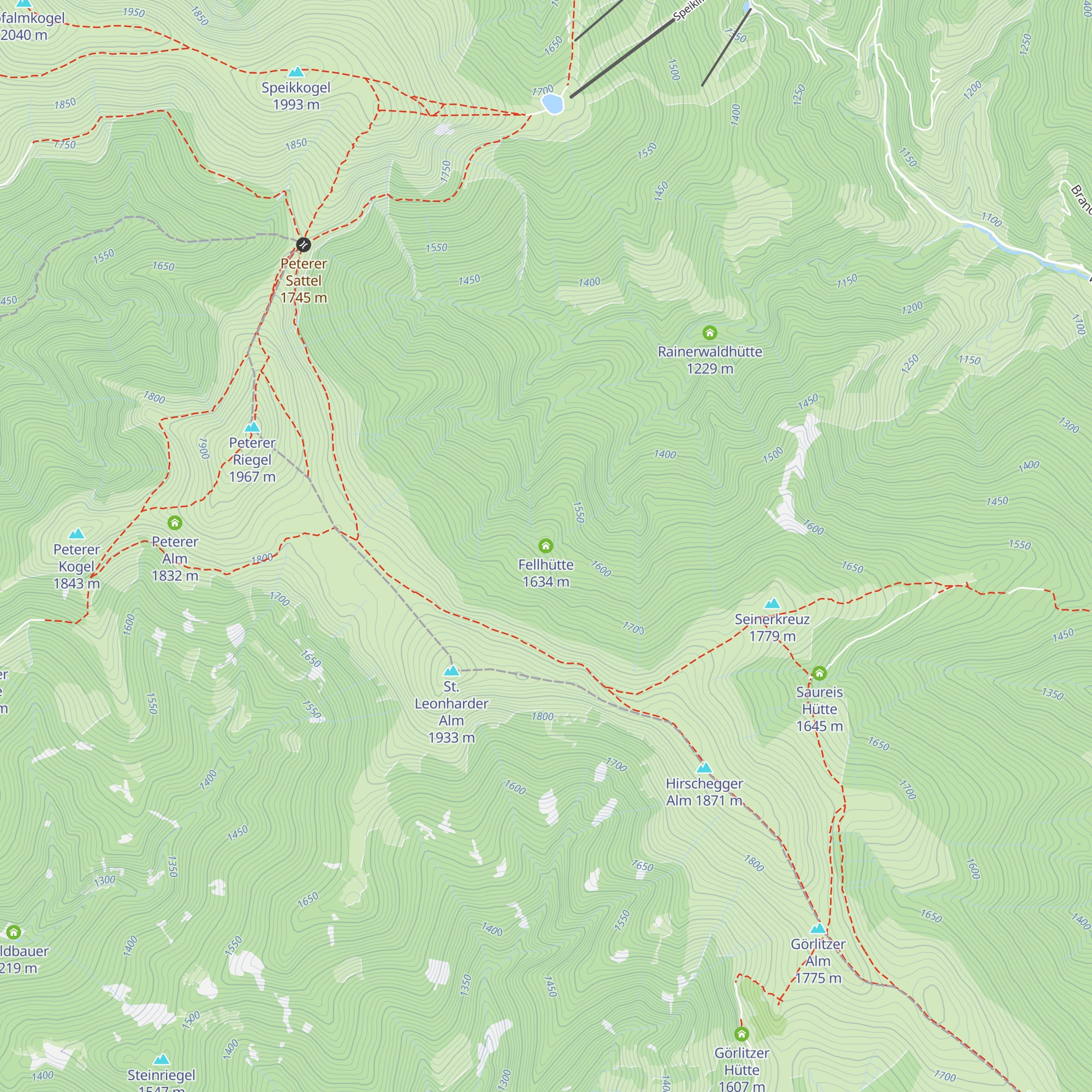 Fellhütte map