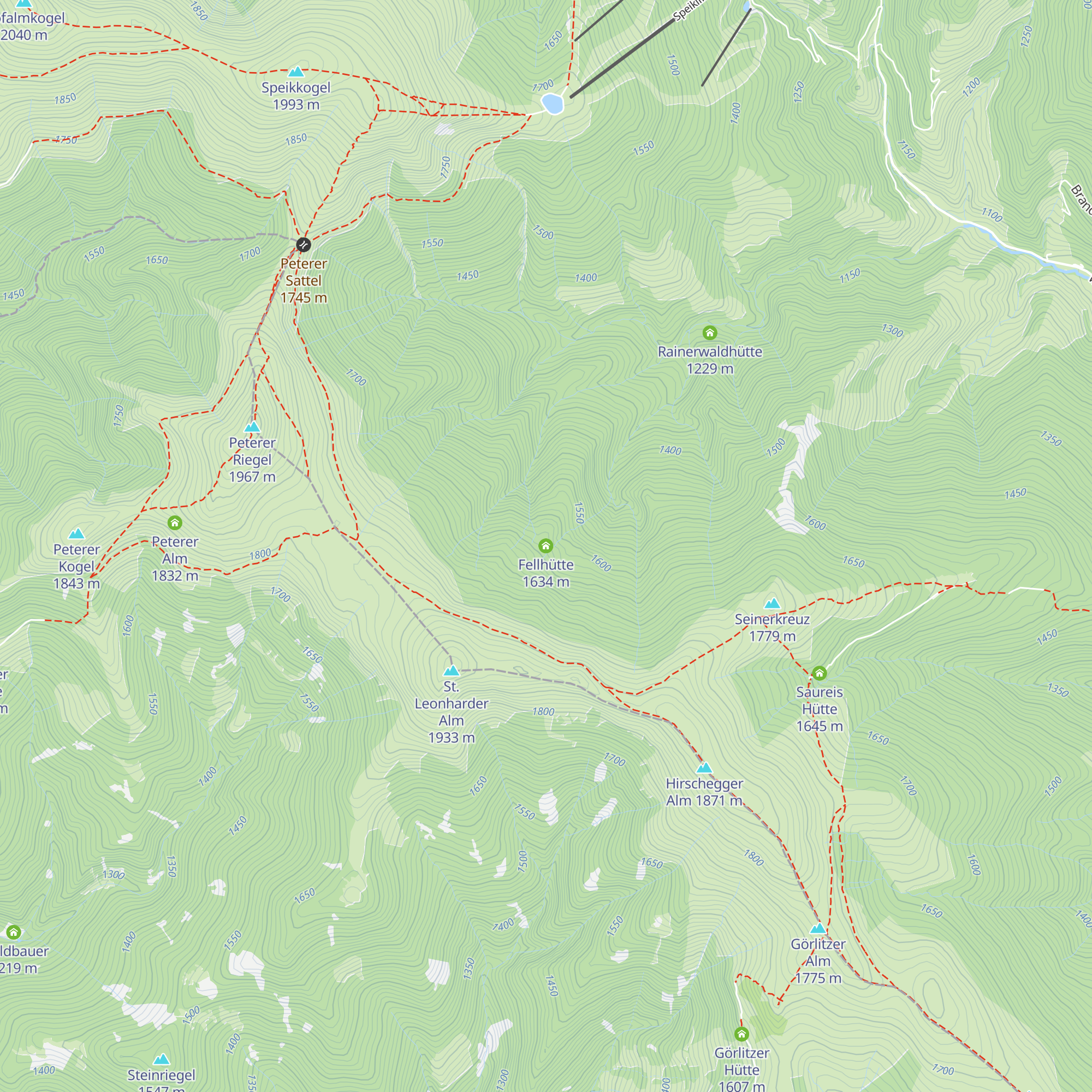 Fellhütte map