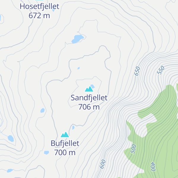 Map of Sandfjellet