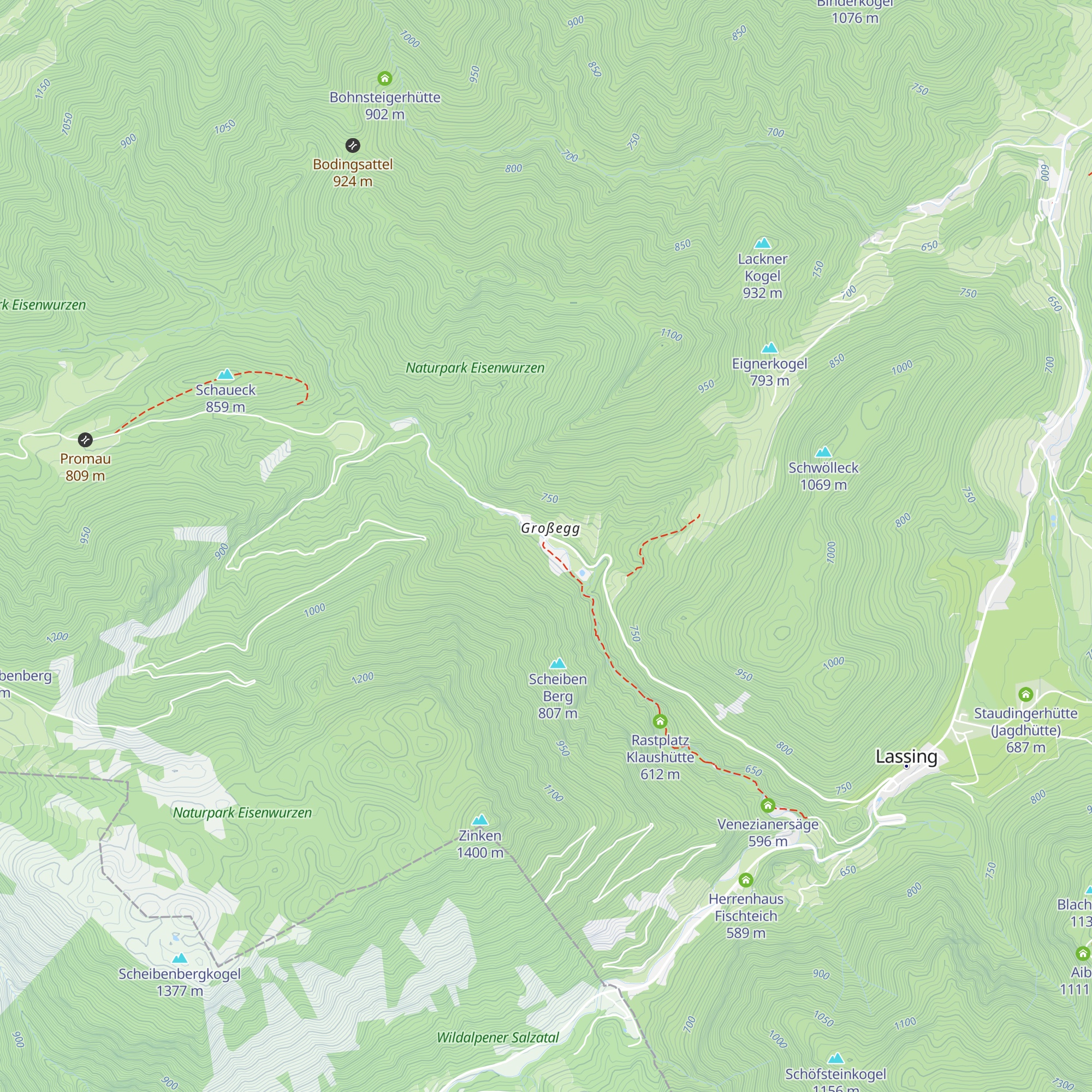 Jausenstation Herrenhaus map
