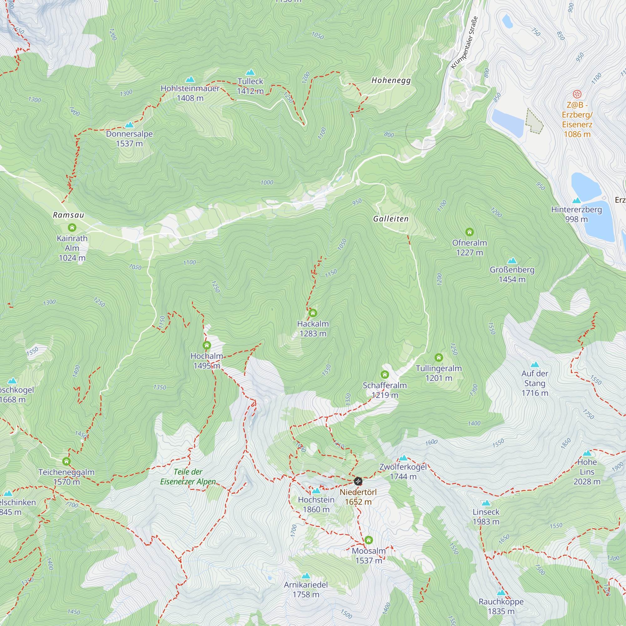 Hackalm map