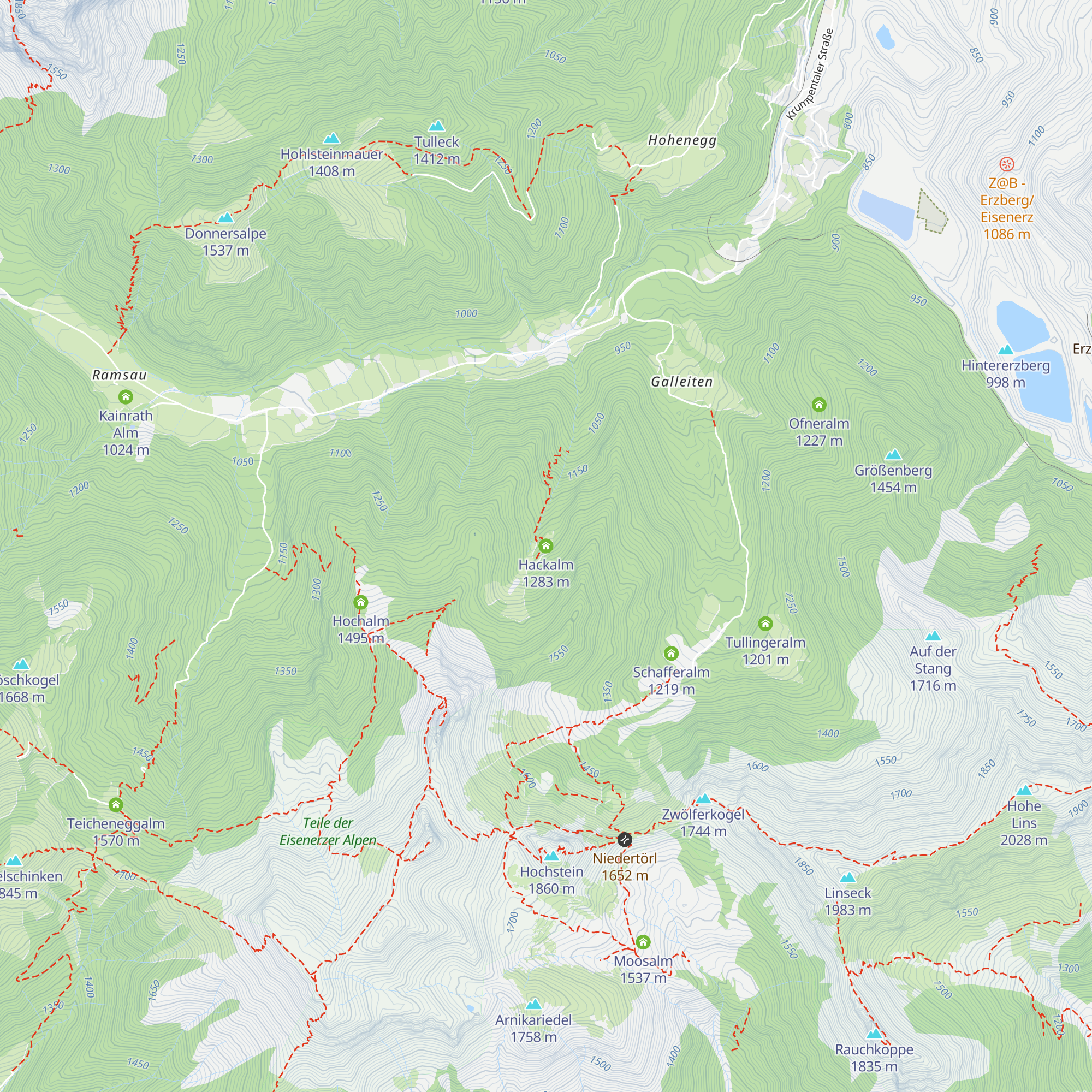 Hackalm map