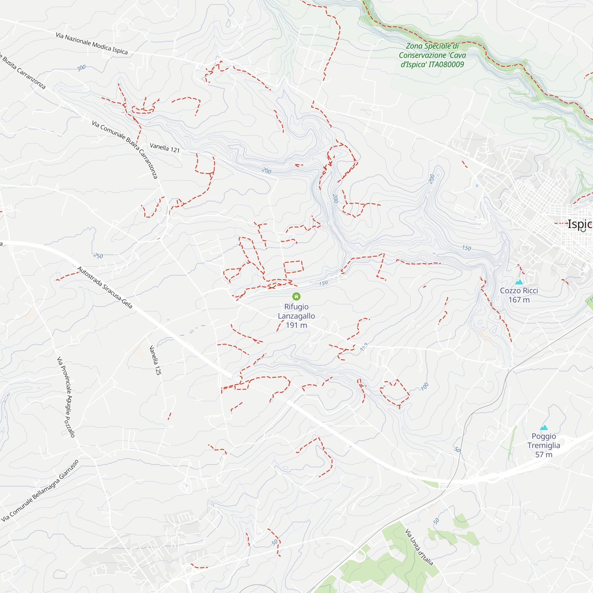 Rifugio Lanzagallo map