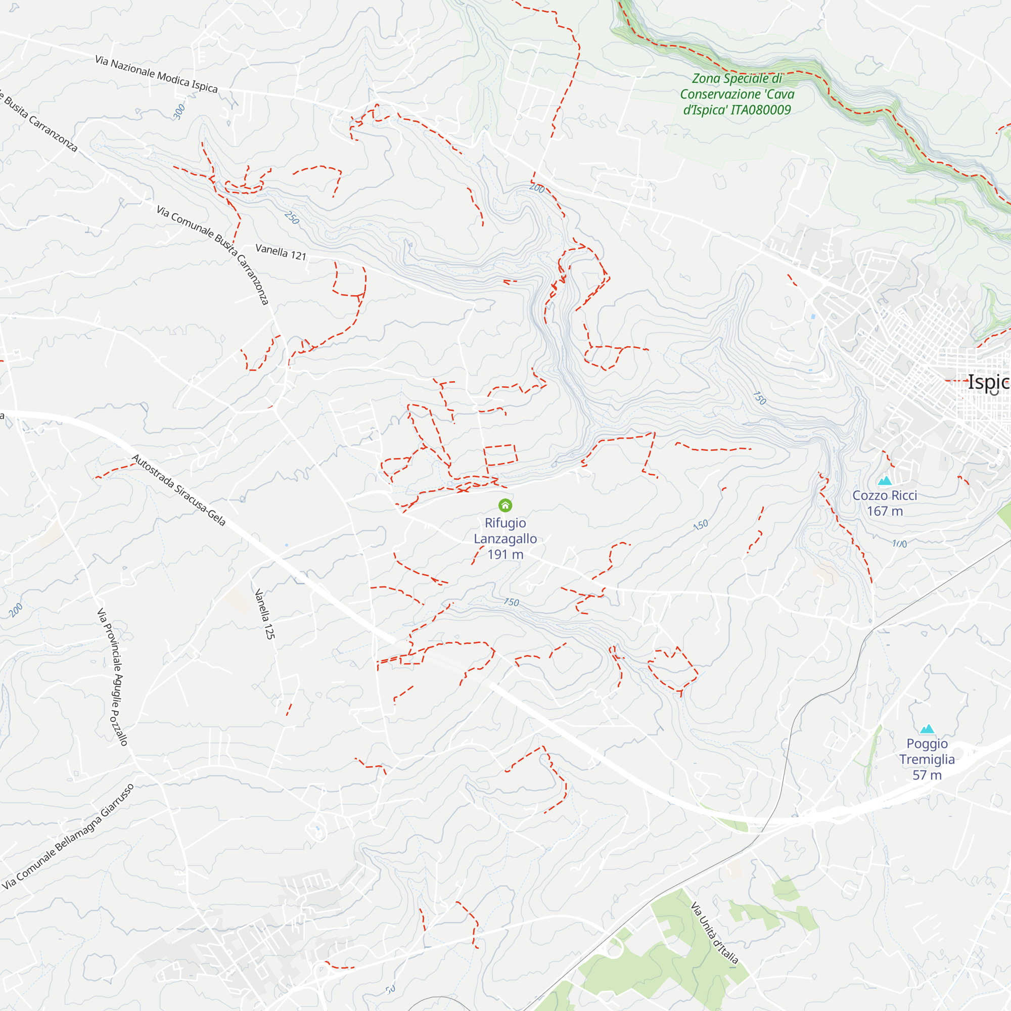 Rifugio Lanzagallo map