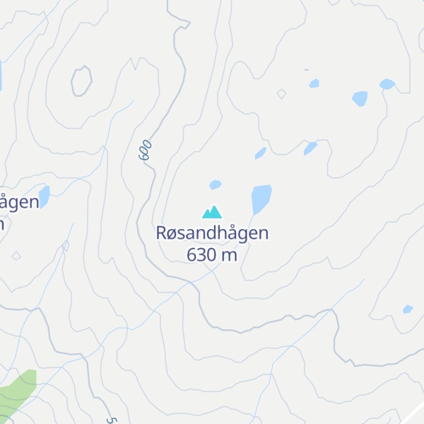 Map of Røsandhågen
