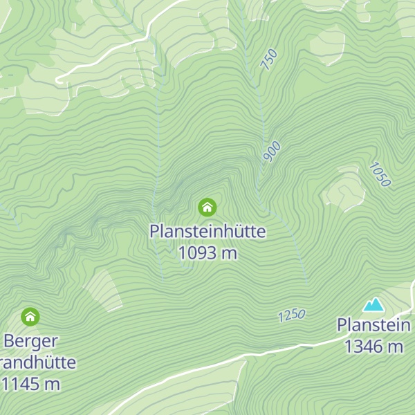 Map of Plansteinhütte