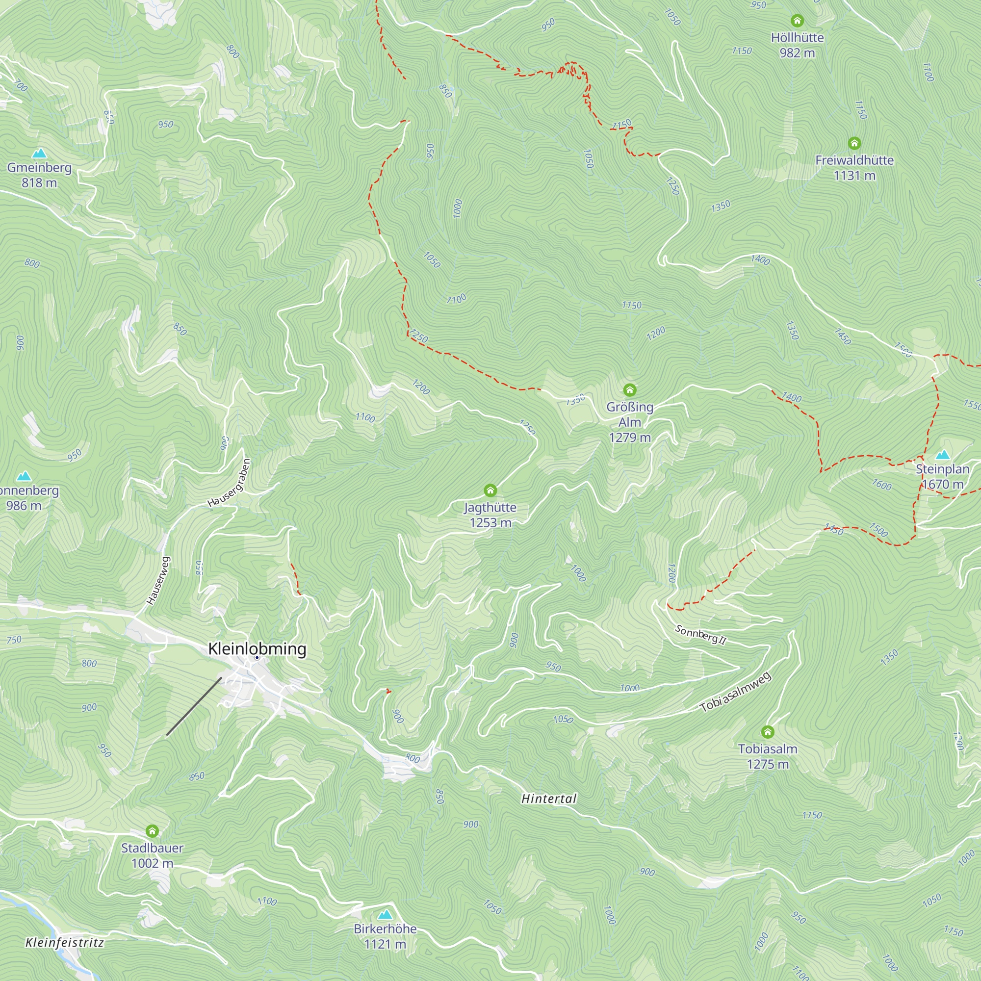Jagthütte map