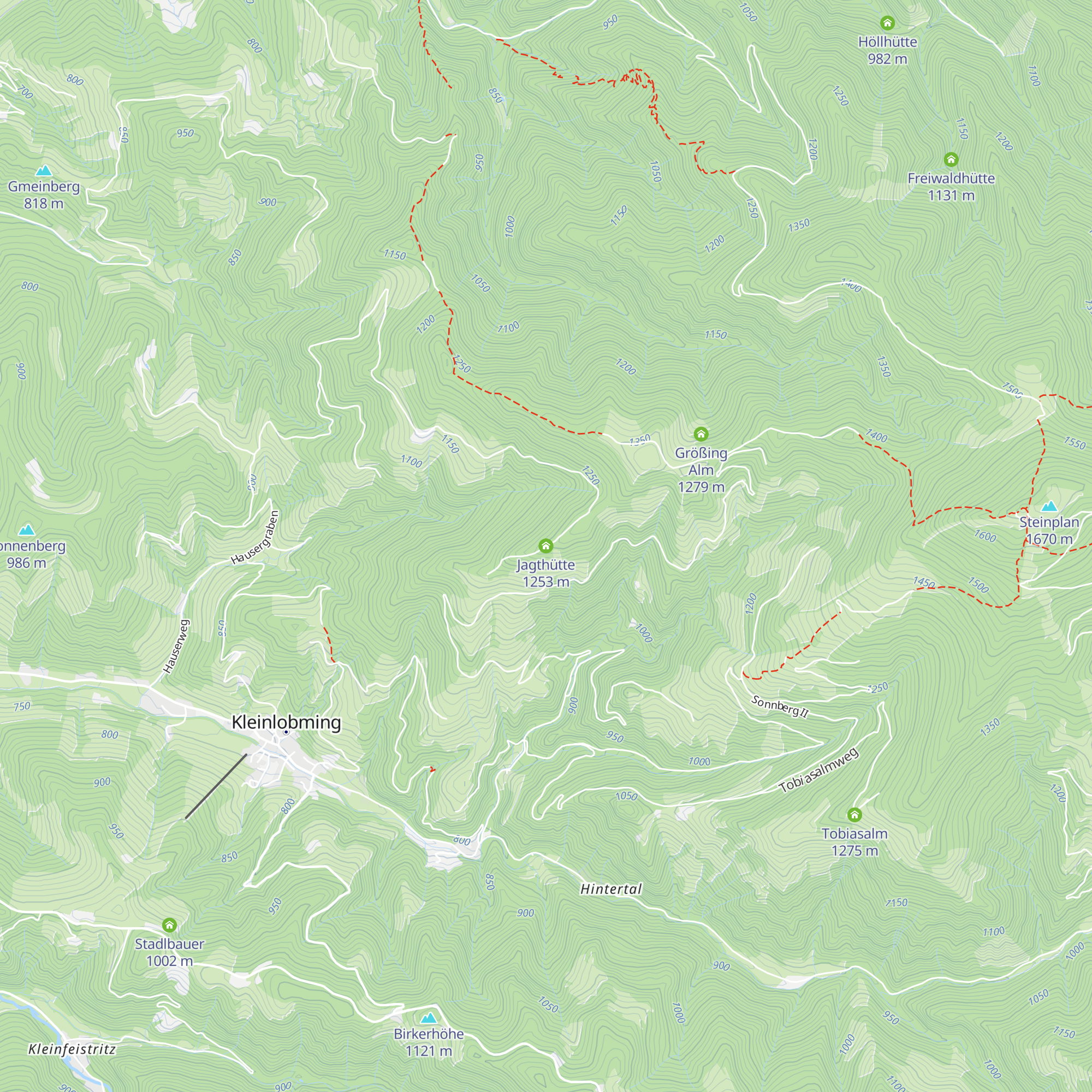 Jagthütte map