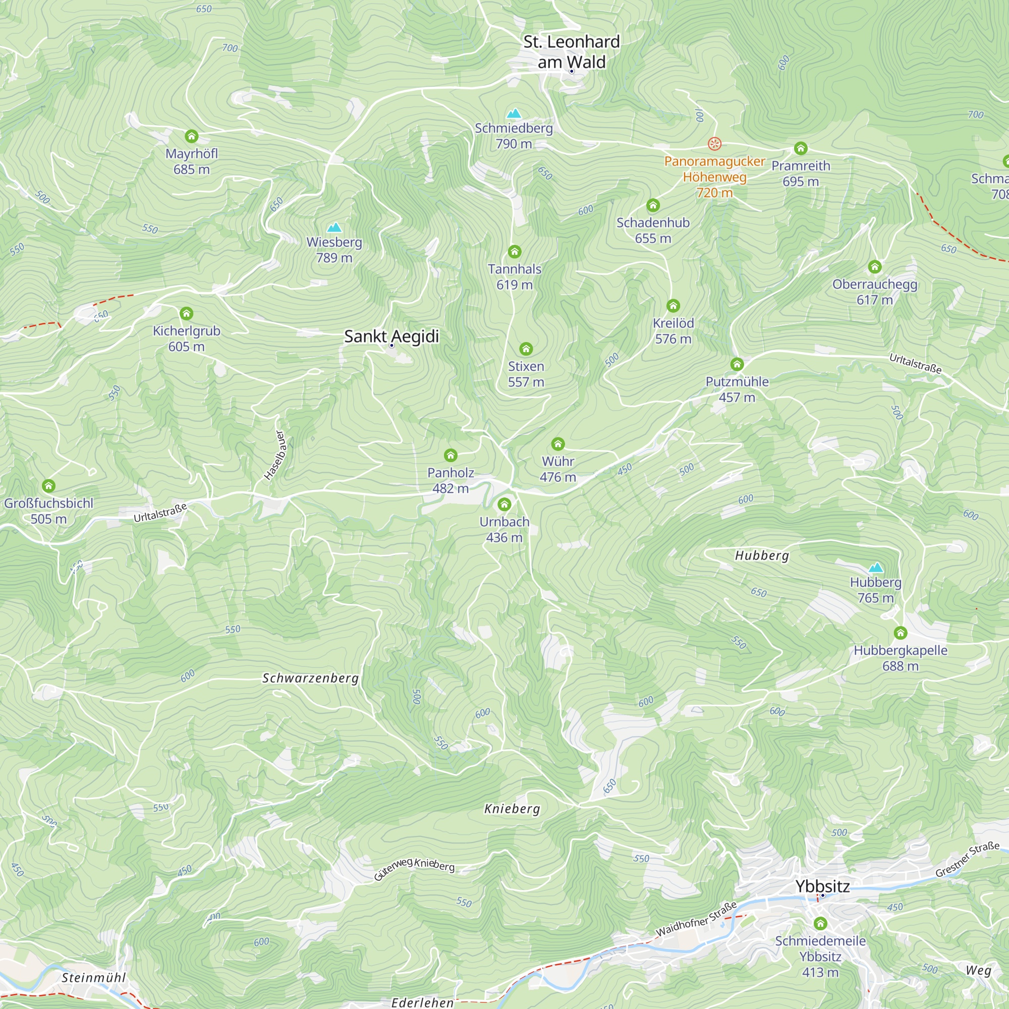 Urnbach map