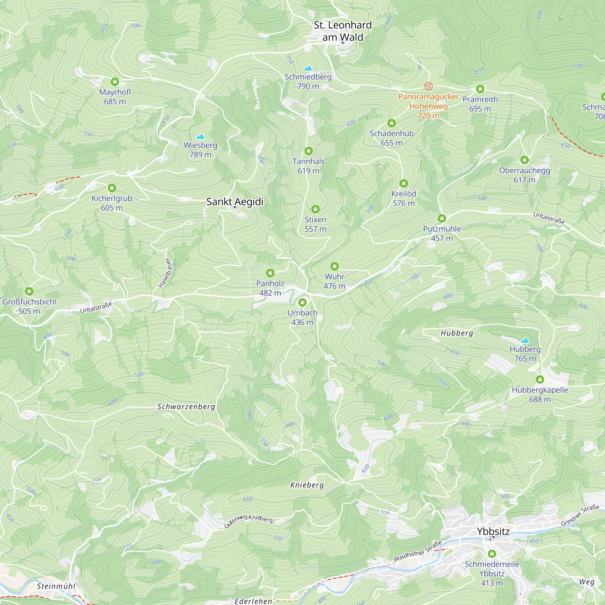 Urnbach map