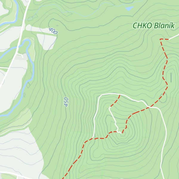 Map of Veřejová skála