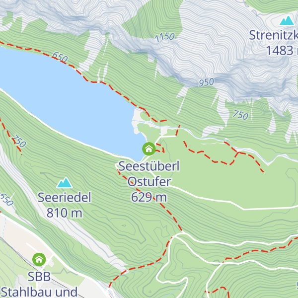 Map of Seestüberl Ostufer