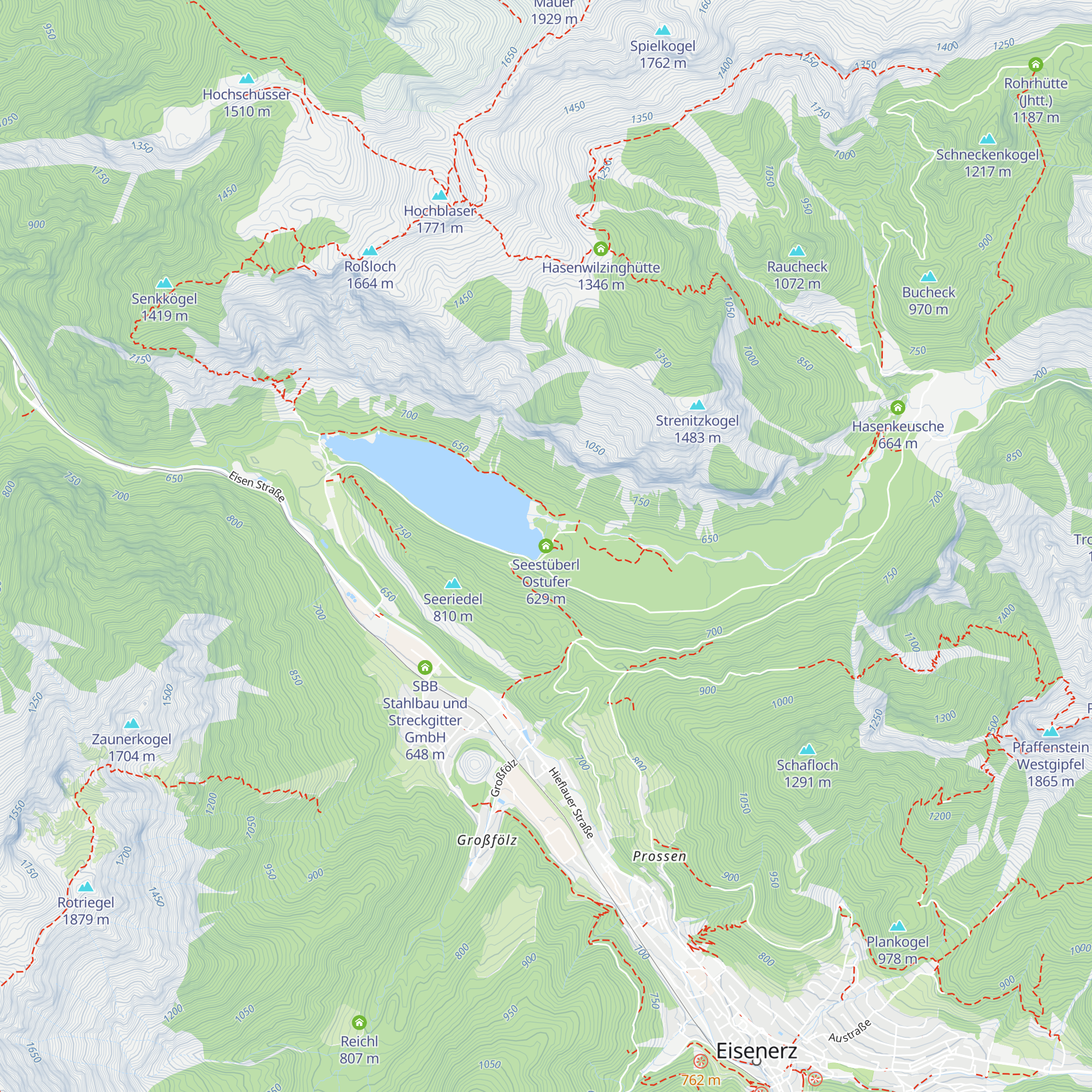 Seestüberl Ostufer map