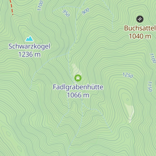 Map of Fadlgrabenhütte