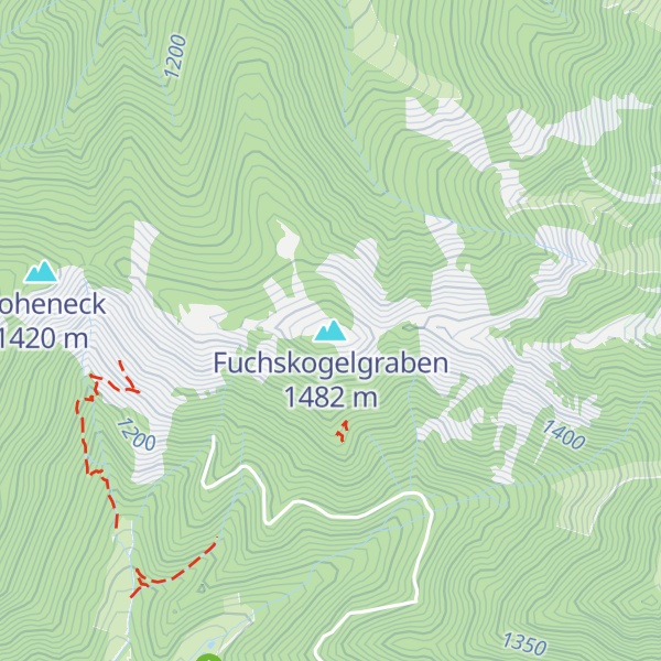 Map of Fuchskogelgraben