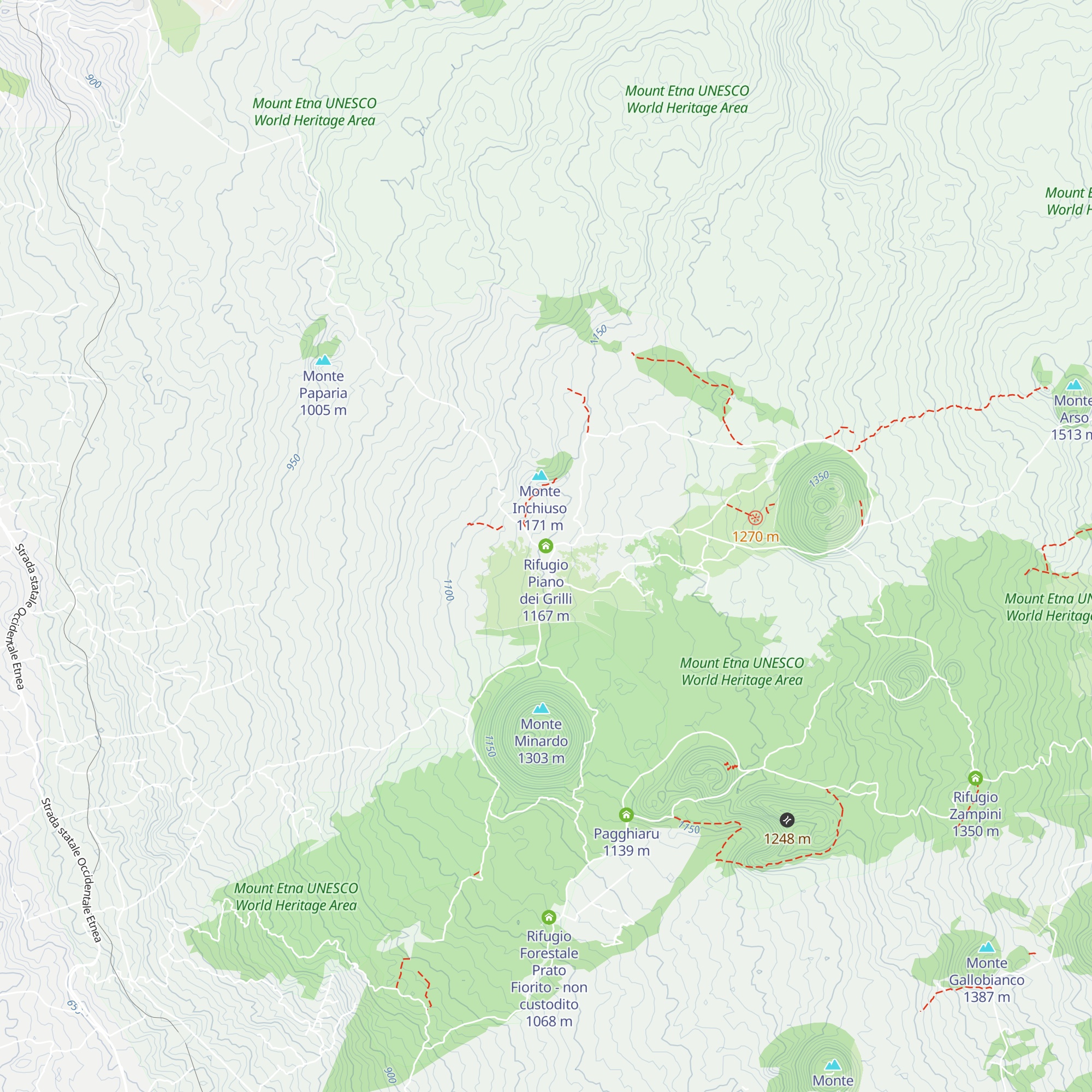 Rifugio Piano dei Grilli map