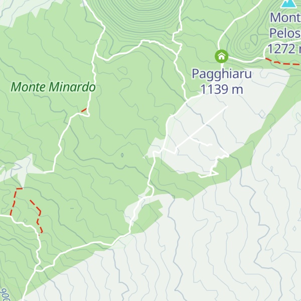 Map of Rifugio Forestale Prato Fiorito - non custodito