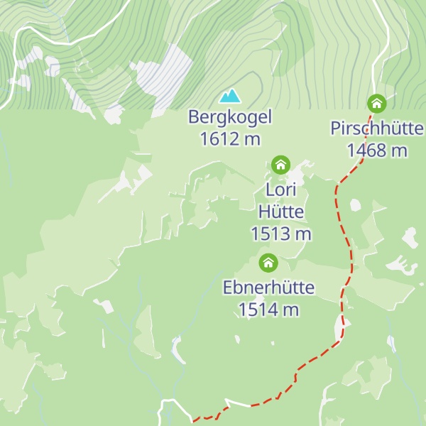 Map of Krieglhütte